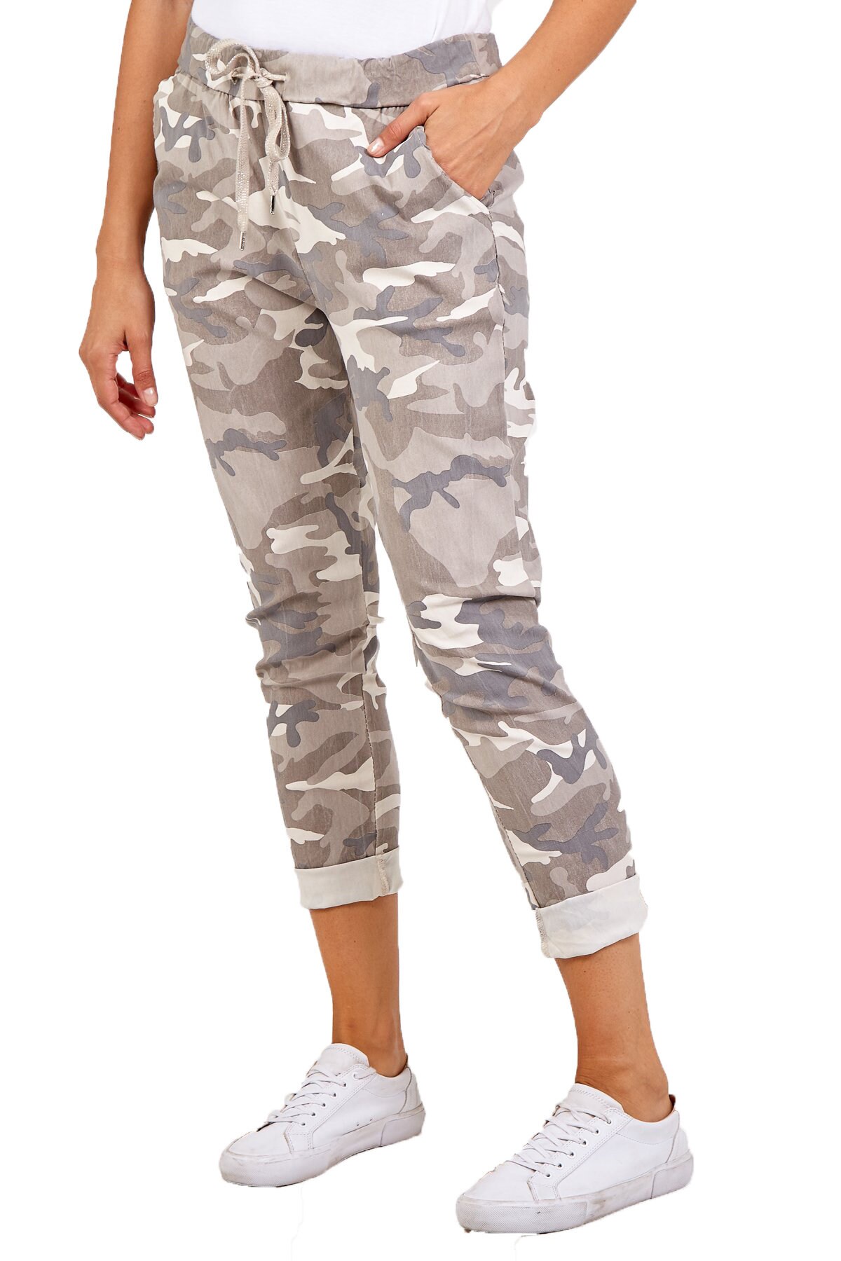 Ladies Womens Italian Stretch Camouflage Army Print Trousers - Etsy UK