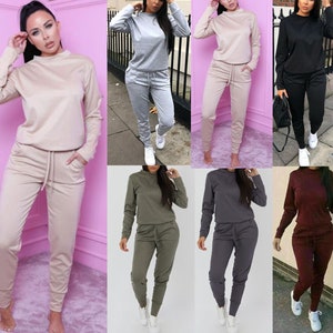 Fantoye Two Piece Sets Women Tracksuit Long Sleeve Zipper Hooded