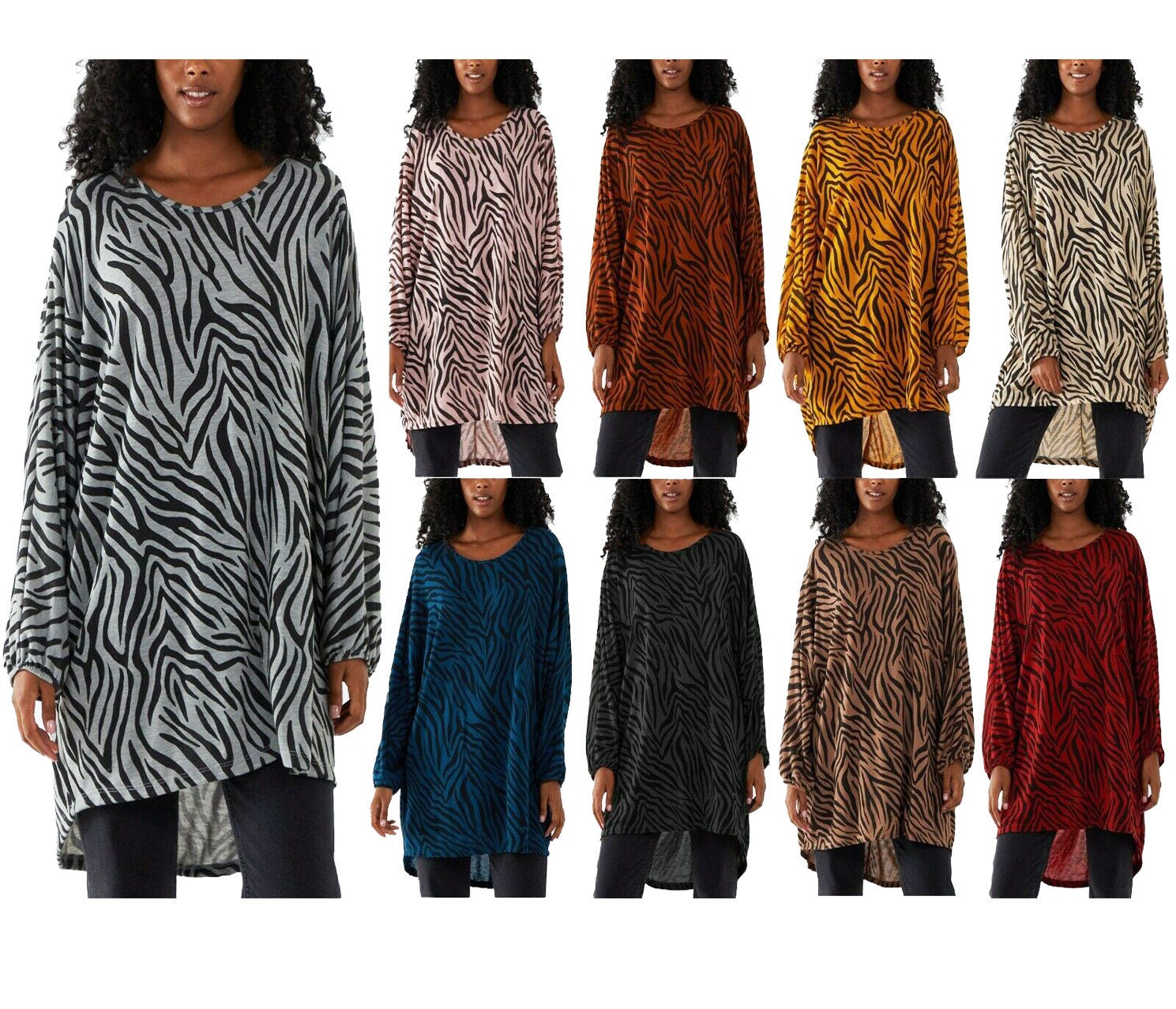 Plus Size Ladies Women Batwing Sleeve Oversized Lagenlook Baggy Loose TShirt Top Plus Size Ladies Women Batwing Sleeve Oversized Lagenlook Baggy Loose TShirt Top