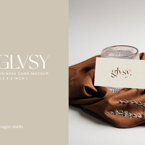 Glvsy visitekaartje mockup voor Photoshop (digitale download) - #02