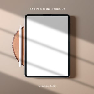 Minimalist Ipad Pro Mockup for Photoshop (Digital Download) - #06