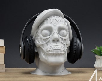 Soporte para auriculares They Lived / Soporte para auriculares, Juegos, Decoración de habitaciones, Oficina, Escritorio / Busto para pintar They Lived