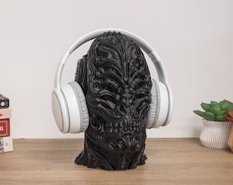 Soporte para auriculares Gigas, soporte para auriculares, juegos, decoración de habitaciones, oficina, escritorio / Busto para pintar de Gigas