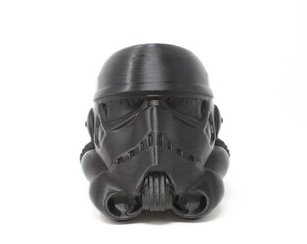 Soporte para auriculares Stormtrooper / Soporte para auriculares de regalo perfecto para jugadores / Busto pintable de Stormtrooper y soporte para auriculares