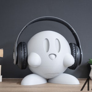 Kirby Headphone Stand | Classic Character Headset Stand | Kirby Headphone Holder