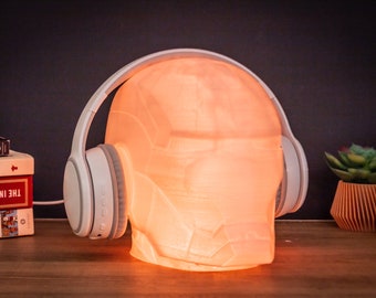 Light Up Ironman Headphone Stand | Headset Stand | Perfect Gamer Gift
