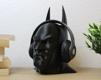 Caped Crusader Headphone Stand | Perfect Gamer Gift Headset Stand | Caped Crusader Headphone Holder