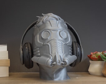 Star-Lord maskerat hörlursstativ | Hörlurshållare, Gaming, Rumsinredning, Kontor, Skrivbord | Star-Lord maskerad målningsbar byst