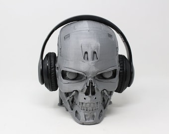 Support pour casque Terminator | Support pour casque d'écoute Terminator | Support casque cadeau parfait pour gamer