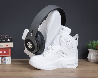Jordan 6 Headphone Stand | Paintable Model | Sneaker Decor | Unique shoe | Home Decor | Kids Bedroom Decor | Shoe Fan| Great Gift