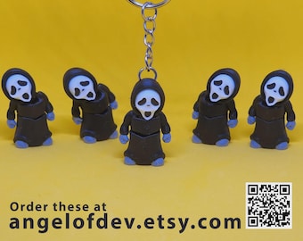 Lindo llavero con dije de terror: ¡accesorio espeluznante para Halloween!