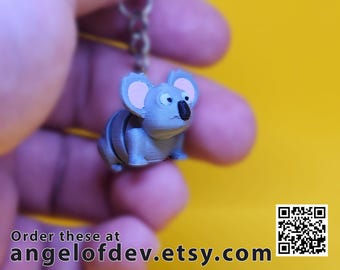 Adorable dije de koala flexible: ¡un lindo y travieso amigo para los amantes de los animales!