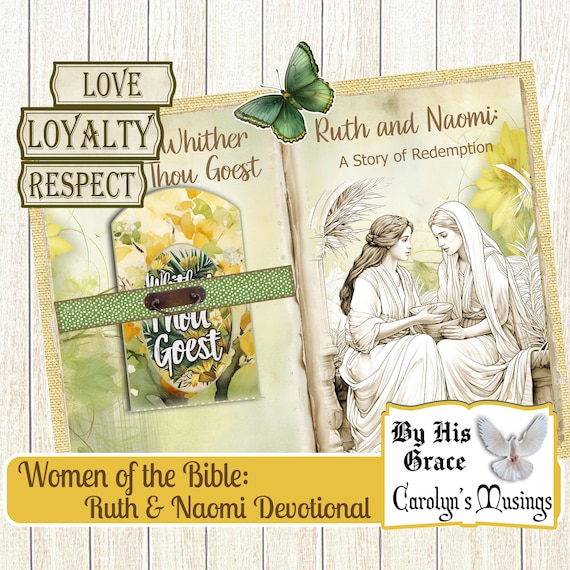 Ruth and Naomi Devotional Journal Kit: Women of the Bible (Digital Download)