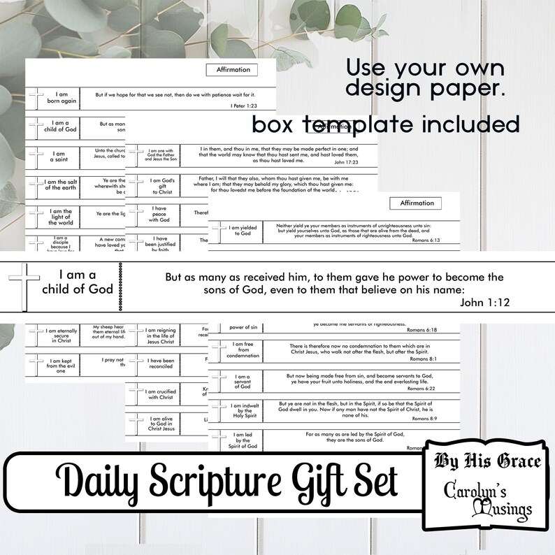 printable scripture jar kit
