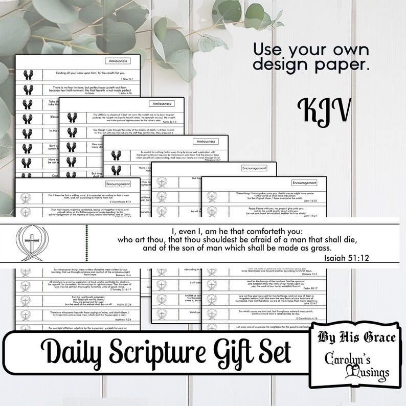 220 KJV scripture in a jar set