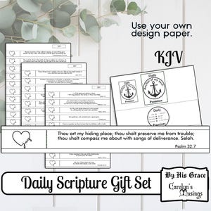 KJV box template toppers