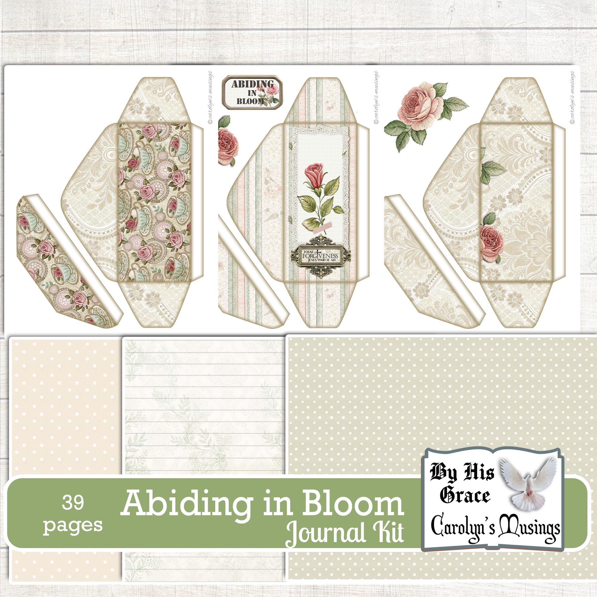 Vintage Roses Junk Journal Kit: Victorian Floral Ephemera (digital ...