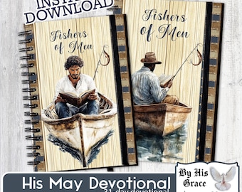 Kit de diario cristiano para hombres: Devocional de 31 días (Descarga digital)