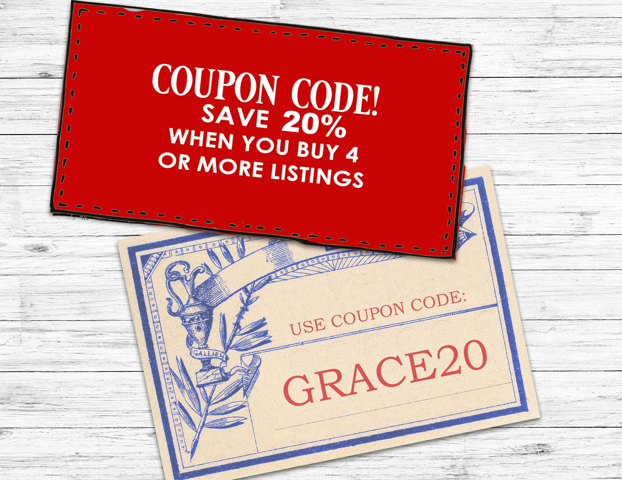 ビクトリアンブルーのジャンクジャーナルキット：印刷可能なエフェメラ