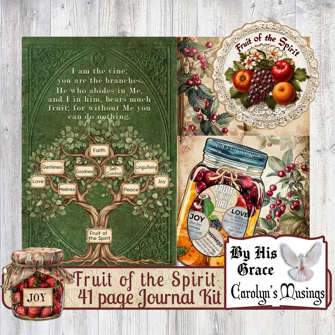 Fruit of the Spirit Devotional Journal Kit: Faith (digital Download) - Etsy