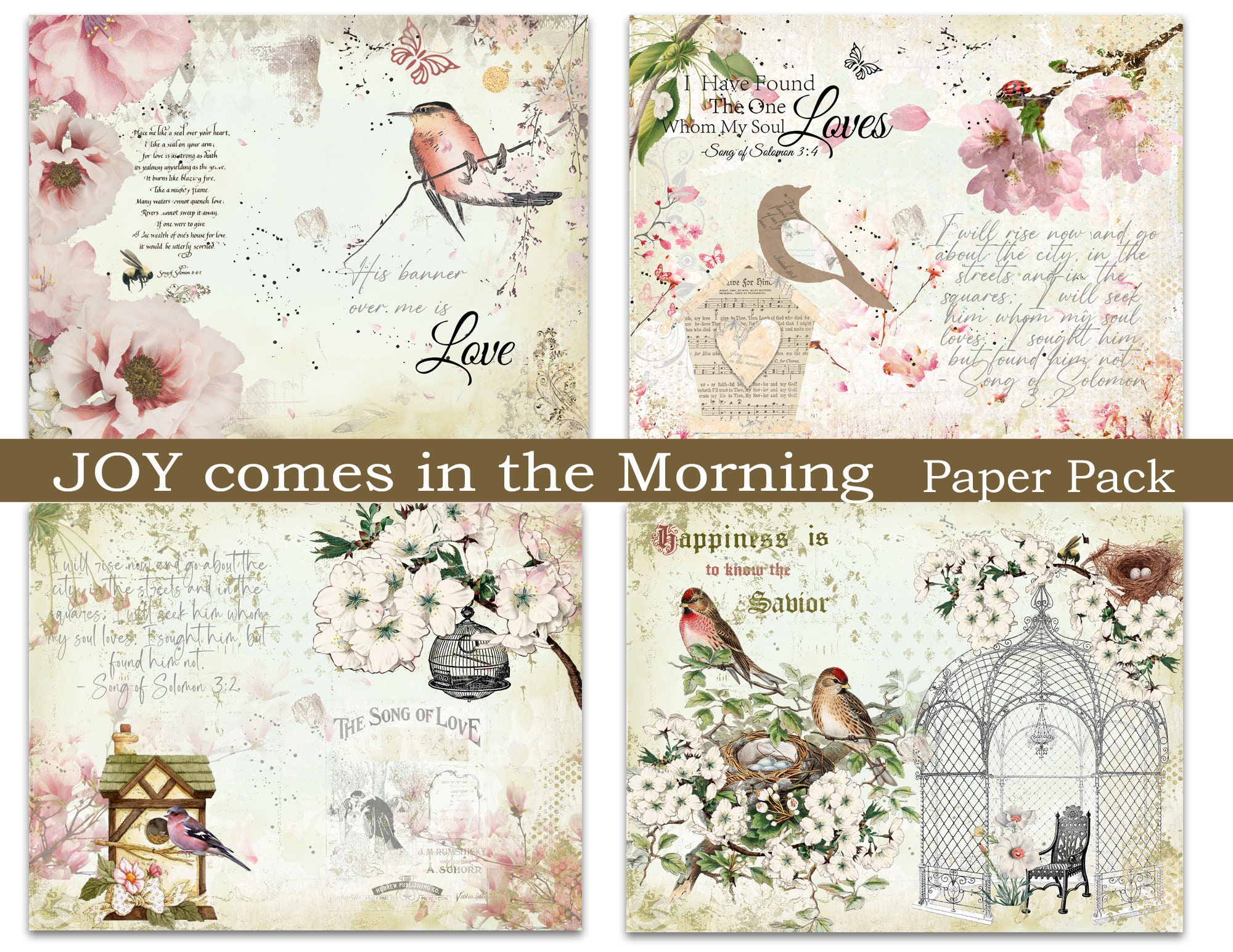 Prayer Journal Kit Printable, Bible Journaling Supplies (digital ...