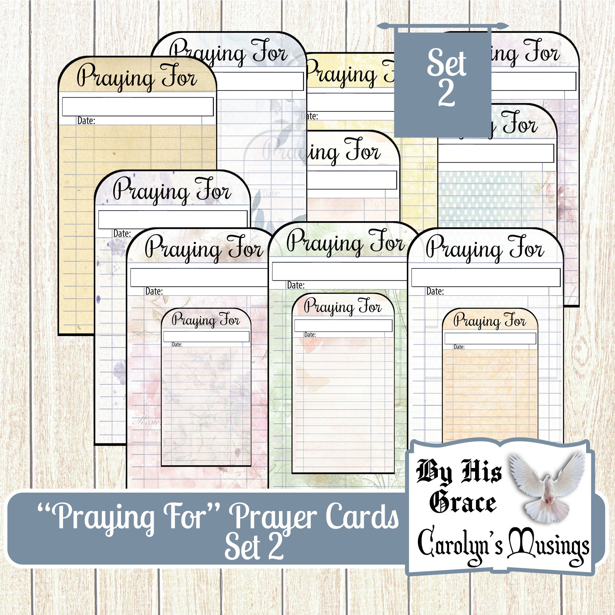 Printable Prayer Journal Stickers March  The Secret Place Collection –  Pink Paper Peppermints