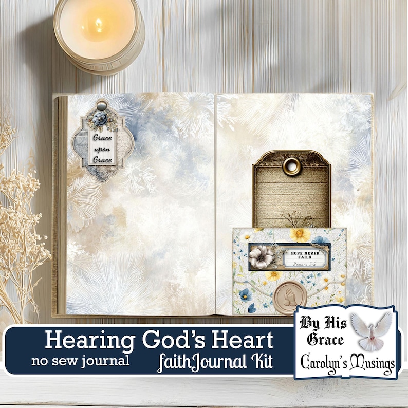 Digital scripture journal with botanical design for women's spiritual growth. Faith journal kit with botanical graphics and scripture themes for spiritual reflection. Enhance your spiritual journey with this faith-based, healing journal kit.