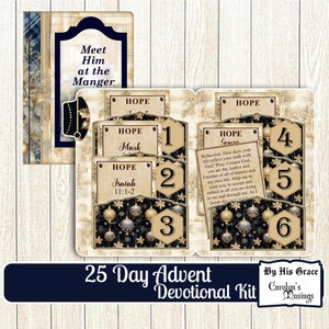 Weihnachten, Adventskalender, Weihnachtsgeschichtenkarten, Bibelgeschichte, Heimschule druckbar, Sonntagsschule, Adventsplaner, digitaler Download