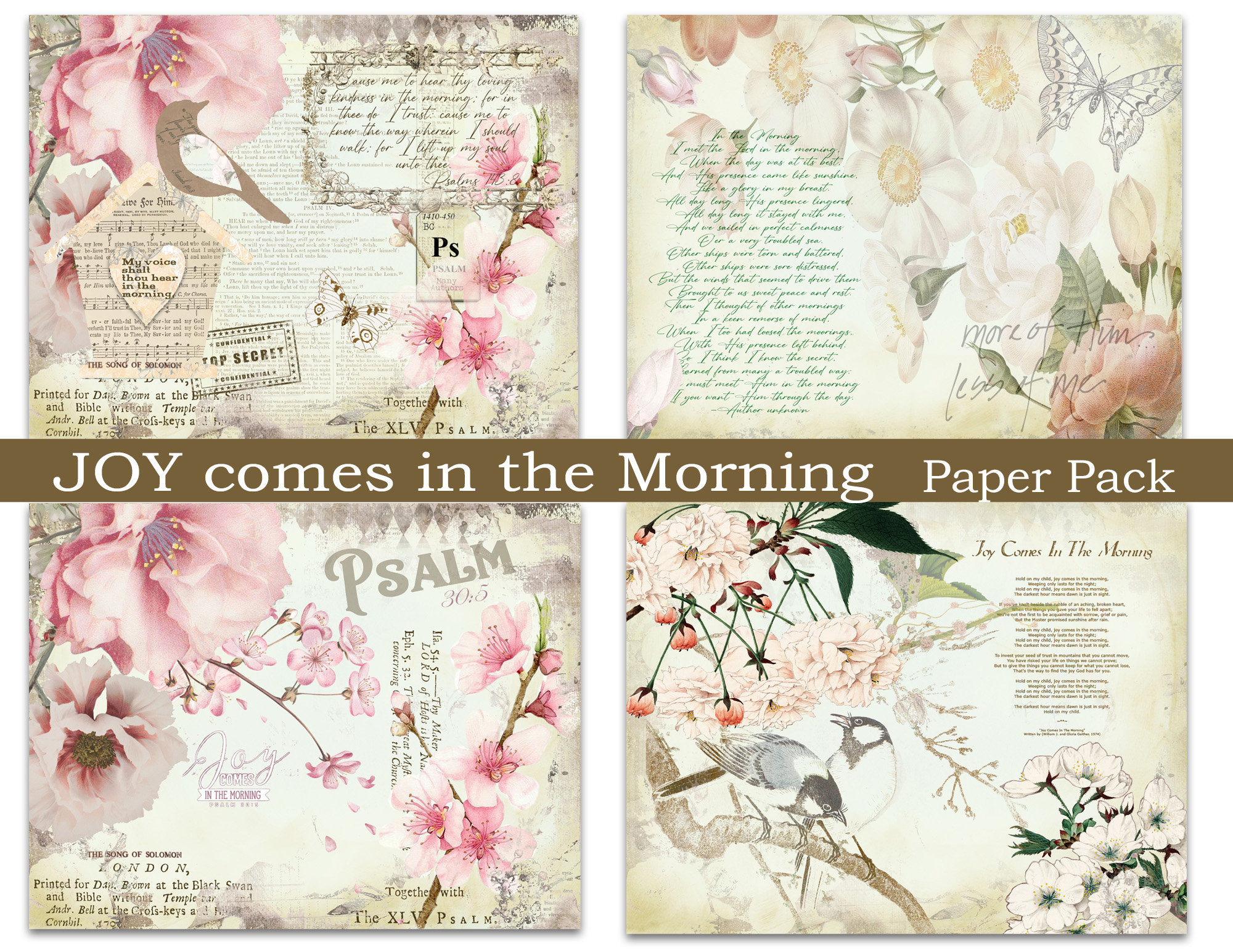 Prayer Journal Kit Printable, Bible Journaling Supplies (digital ...