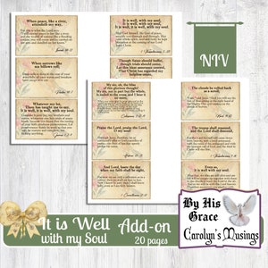Puede incluir: Un conjunto de 20 tarjetas imprimibles con citas inspiradoras y vers&iacute;culos b&iacute;blicos. Las tarjetas presentan un estilo vintage con un fondo rosa claro y un borde blanco. El texto est&aacute; en negro. Las tarjetas son perfectas para agregar un toque de fe e inspiraci&oacute;n a tu hogar u oficina.
