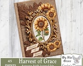 Autumn Faith Journal Kit: Scripture & Nature Printable Harvest of Grace (Digital Download)