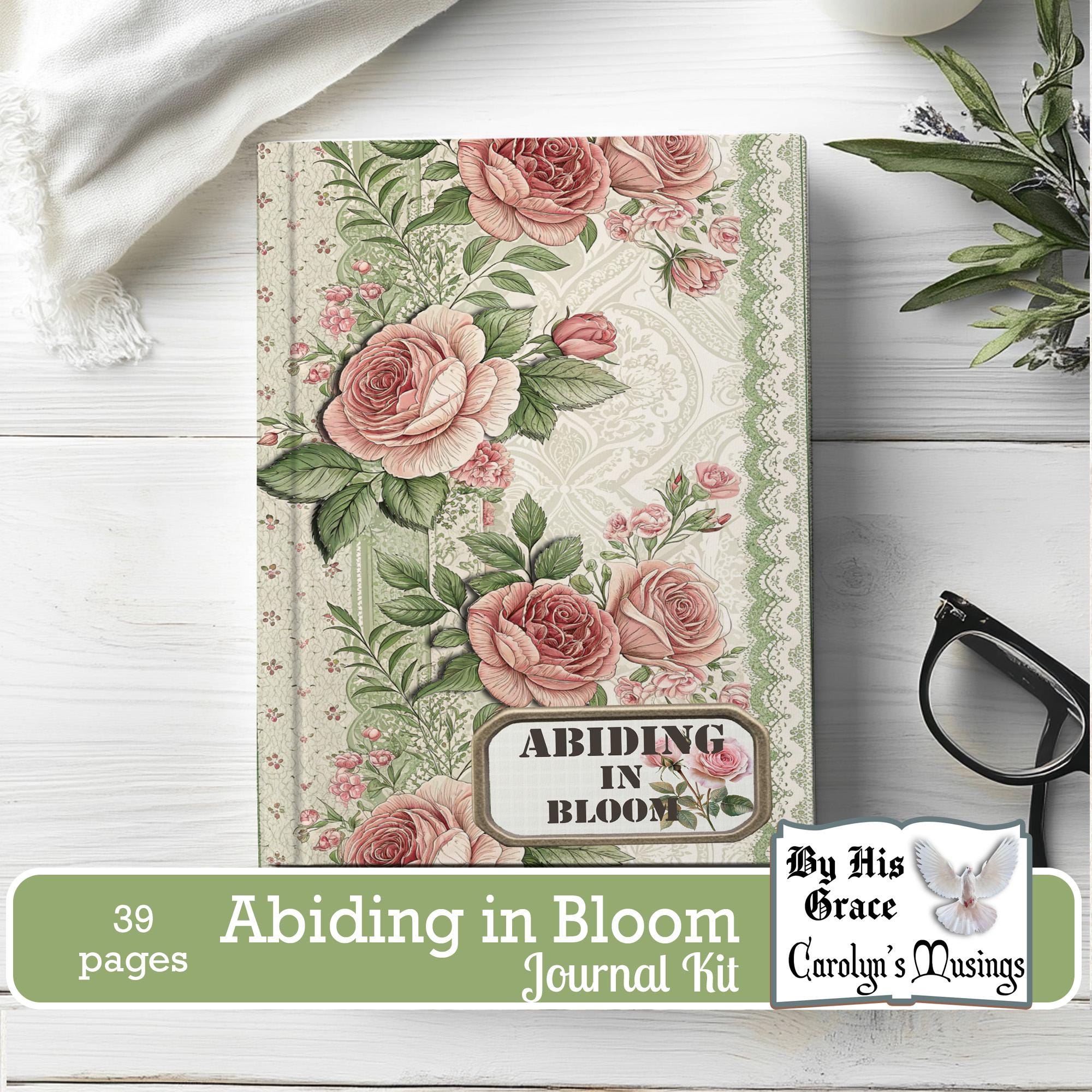 Vintage Roses Junk Journal Kit: Victorian Floral Ephemera (digital ...