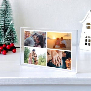 PHOTO BLOCK GIFT - Gift for Her, Personalised Photo Plaque, Photo Gift for Boyfriend, Couples Gift, Custom Memorial Gift