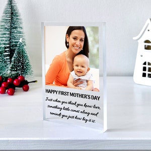 First Mothers Day Gift - Mothers Day Gifts, 1st Mothers Day, New Mom Gift, New Mum Photo Gift, Personalized Mothers day gifts grandma gift