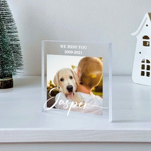 Pet Memorial Gift - Dog Memorial, Pet Loss Gift, Pet Photo Frame, Forever Missed, We Miss You Pet Gift
