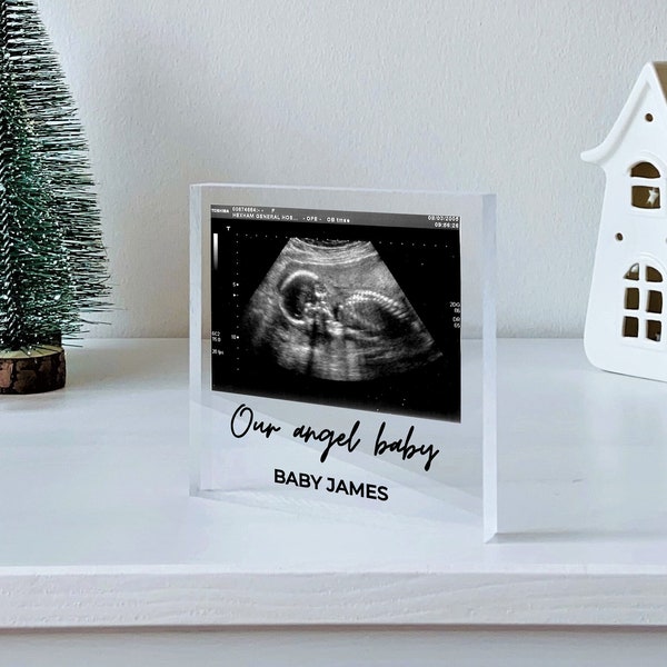 Baby Scan Foto - Schwangerschaftansage, neues Baby Scan Geschenk, Ultraschall Druck, Baby Scan Rahmen, Muttertagsgeschenke Oma Geschenk