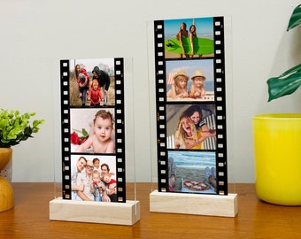 SAME DAY SHIP Custom Retro Film Plaque | Personalized Camera Roll Sign | Birthday Anniversary Christmas Gift for Her