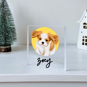 Minimalist Illustration Pet Portrait - Custom Pet Portrait Dog Custom Illustration Cat Faceless Portrait