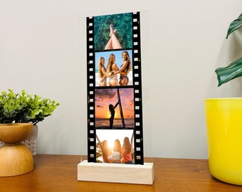 SAME DAY SHIP Personalized Retro Film Plaque | Custom Camera Roll Sign | Birthday Gift for Her | Unique Photo Keepsake