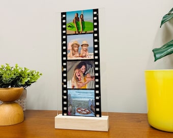 SAME DAY SHIP Custom Retro Film Plaque | Personalized Camera Roll Sign | Birthday Anniversary Christmas Gift for Her
