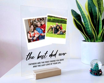 Custom Grandpa Gift - Personalized Acrylic Stand Plaque Block for Him Gift for Dad Gift for Daddy Father’s day gifts gifts for papa