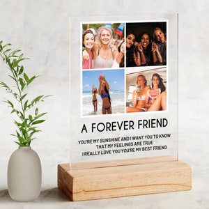 Personalized Photo Plaque w Stand - Couples Gift, Gift for Her, Gift for Him, Photo Collage, Mothers’s day gifts grandma gift