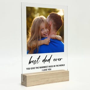 NEXT DAY SHIP Acrylic Picture Frame With Quote - Picture Frame Collage Custom Birthday Gift, Valentines Day