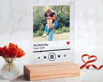FREE PREVIEW Personalized Music Plaque - Couples Gift, Song Plaque Song Code Gift for Her Mothers’s day gifts grandma gift