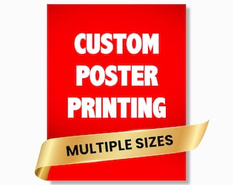 Custom Print Poster, Personalized Wall Art, Custom Photo Poster Gift, Personalized Home Decor