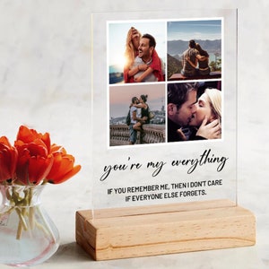 NEXT DAY SHIP Acrylic Picture Frame With Quote - Custom Acrylic Photo Plaque for Best Friend Picture Frame Collage Custom Birthday Gift