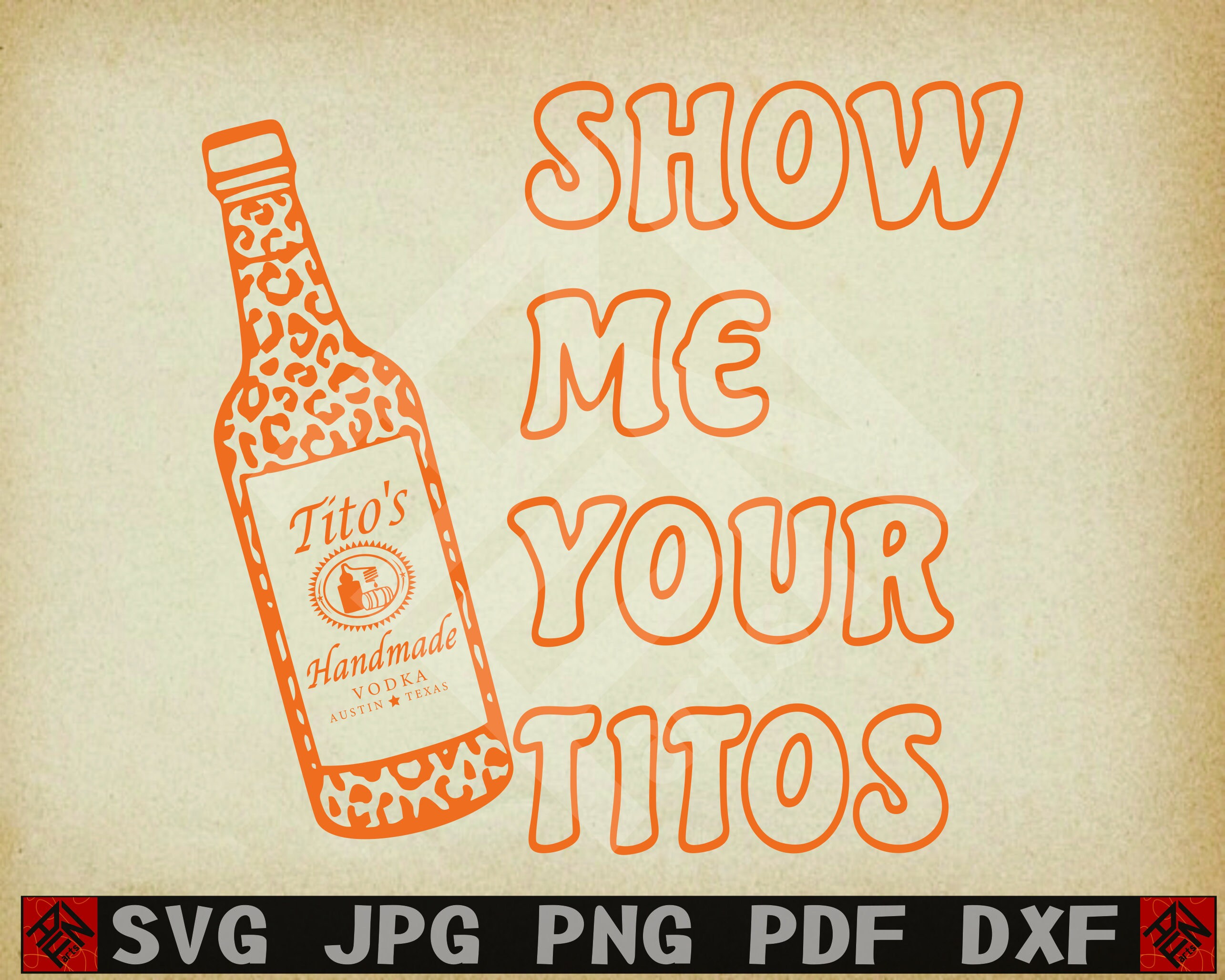 Tito's Svg Titos Vodka Svg Tito's Vodka Vector Etsy