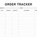 Online Order Planner, Online Shopping Tracker, Online Purchases Log ...