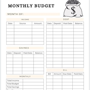 Paycheck Planner,Financial Planning,Paycheck Budget Template, Biweekly Budget,Finance Binder,Expense Tracking,Paycheck Budget, Goodnotes