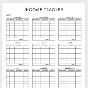 Income Tracker,Income Planner,Biweekly Planner,Income and Expense Tracker,Budget Overview,Expense Log,Financial planning,Income Log